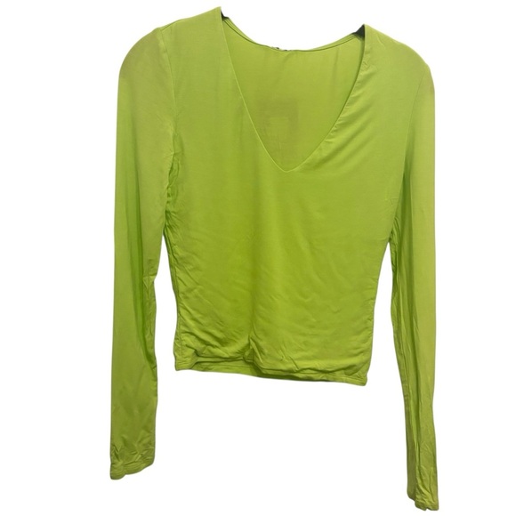 Fashion Nova Tops - Fashion Nova Bright Green Long Sleeve Top